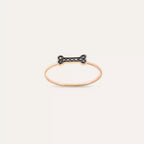 Bony 0.06 CT Black Diamond Ring