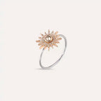 Lumos Brown Diamond White Gold Ring