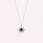Lumos Sapphire and Diamond White Gold Necklace