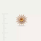 Lumos Yellow Sapphire and Diamond Single Earring