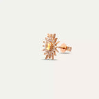 Lumos Yellow Sapphire and Diamond Single Earring
