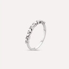 Edith Baguette Diamond White Gold Ring