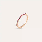 Eon 0.20 CT Ruby Rose Gold Ring