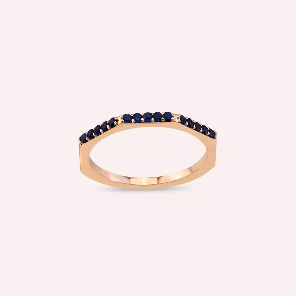 Eon 0.25 CT Sapphire Rose Gold Ring