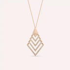 Erel Diamond Rose Gold Necklace