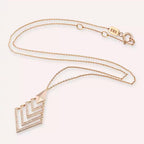 Erel Diamond Rose Gold Necklace