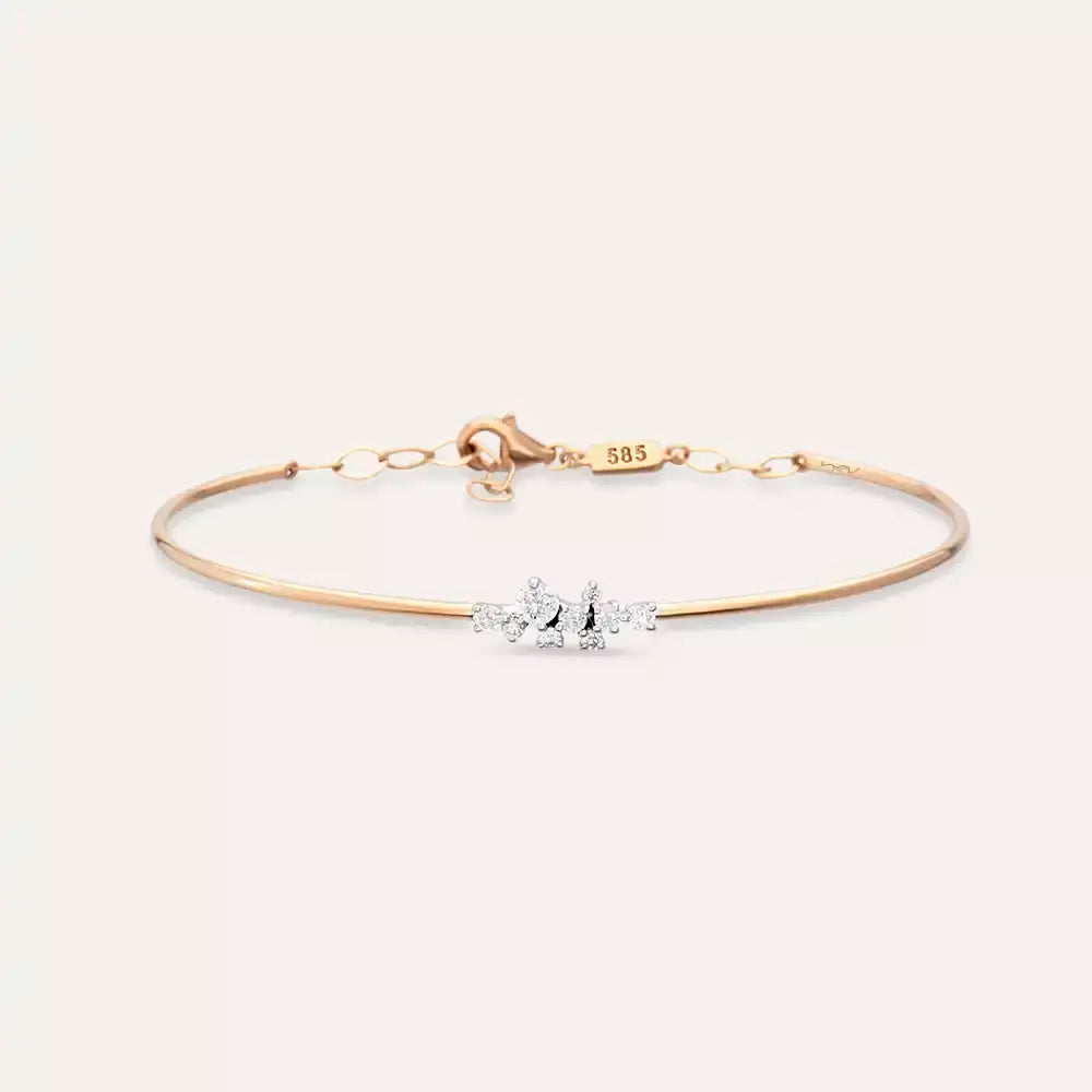 Mela Diamond Rose Gold Bracelet