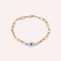 Soul Sapphire and Diamond Rose Gold Bracelet