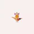 Flair Multicolor Safir Taşlı Rose Altın Piercing