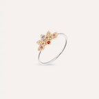 Sparkle 0.25 CT Multicolor Sapphire and Diamond Ring