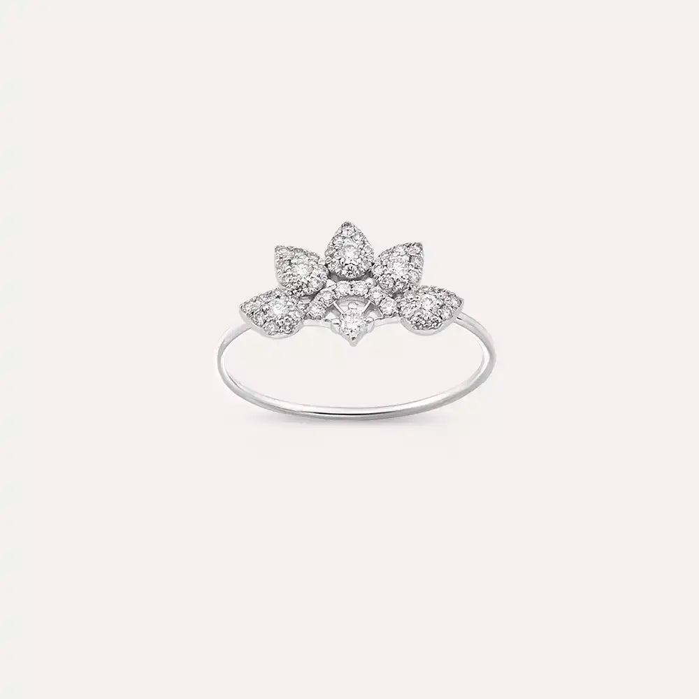 Sparkle 0.26 CT Diamond White Gold Ring