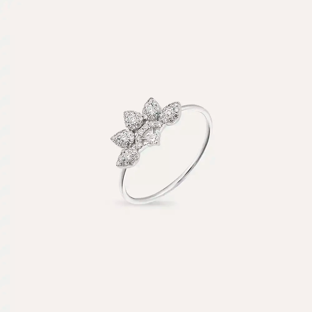 Sparkle 0.26 CT Diamond White Gold Ring