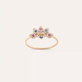 Sparkle 0.28 CT Multicolor Sapphire and Diamond Ring