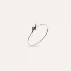 Bolt 0.05 CT Black Diamond White Gold Ring