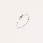 Bolt 0.06 CT Multicolor Sapphire and Diamond Ring