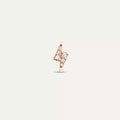 Bolt 0.06 CT Diamond Rose Gold Single Earring