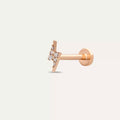 Bolt Rose Diamond Piercing