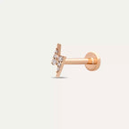 Bolt Rose Diamond Piercing