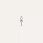Flon Diamond White Gold Mini Single Earring