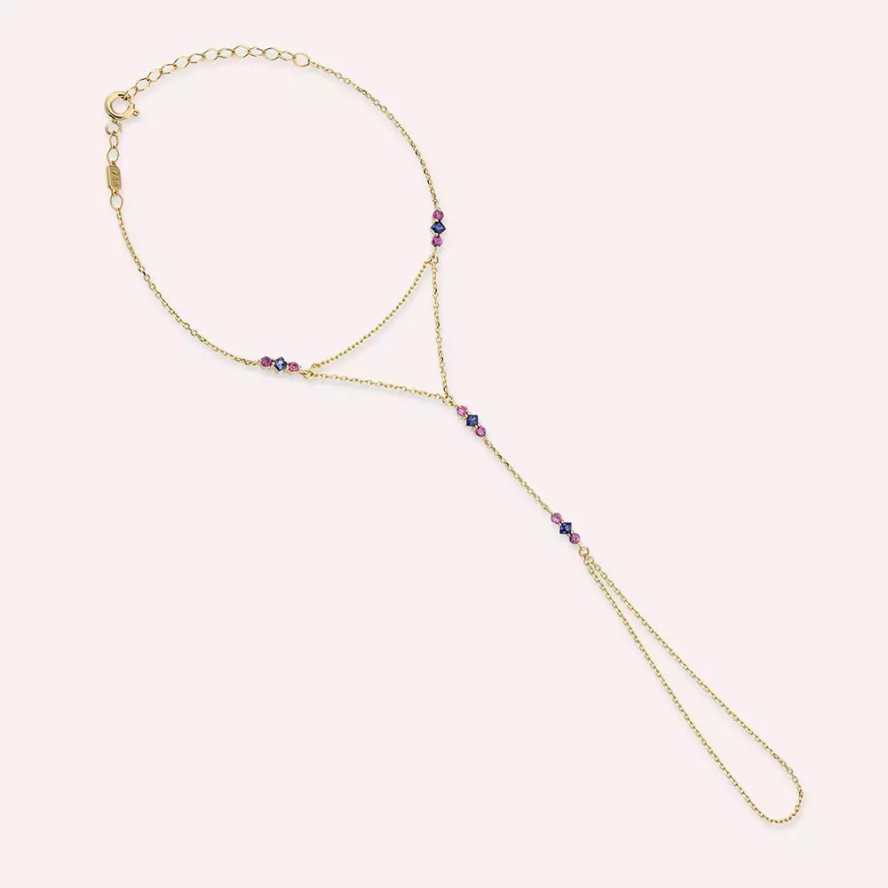 Folia Multicolor Sapphire Yellow Gold Shahmeran