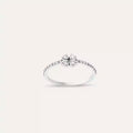 Clover Diamond White Gold Clover Ring