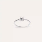 Clover Diamond White Gold Clover Ring