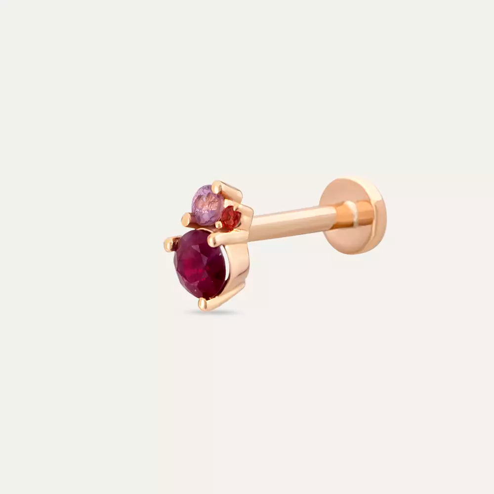 Frutti Ruby Rose Gold Piercing