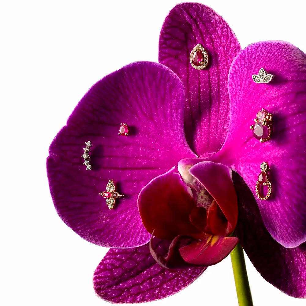 Frutti Ruby Rose Gold Piercing