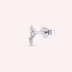 Lisa Diamond White Gold Single Earring