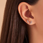 Lisa Diamond White Gold Single Earring
