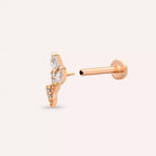 Gale Diamond Rose Gold Piercing