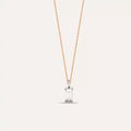 Gia Diamond Rose Gold Necklace