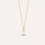 Gia Diamond Rose Gold Necklace