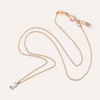 Gia Diamond Rose Gold Necklace