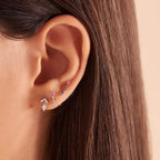 Glim Diamond White Gold Single Earring