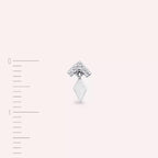 Glim Diamond White Gold Single Earring
