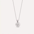 Shiny Diamond White Gold Necklace