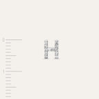 H Letter Diamond White Gold Piercing