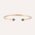 Union Diamond and Sapphire Stone Cuff Bracelet
