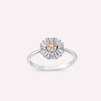 Harper Trapez Cut Diamond White Gold Ring