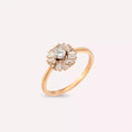 Harper Trapezoid Diamond Rose Gold Ring