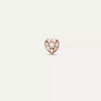 Cherie 0.05 CT Diamond Rose Gold Single Earring