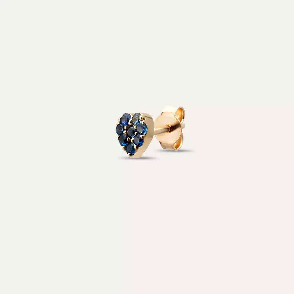 Cherie Blue Sapphire Mini Single Earring