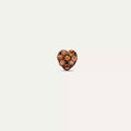 Cherie Orange Sapphire White Gold Mini Single Earring