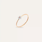 Cherie 0.07 CT Orange Sapphire and Diamond Ring