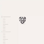 Cherie Diamond White Gold Single Earring