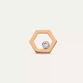 Hexa Diamond Rose Gold Single Earring