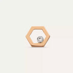 Hexa Diamond Rose Gold Single Earring