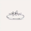 Mela Diamond White Gold Ring