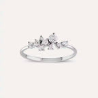 Mela Diamond White Gold Ring